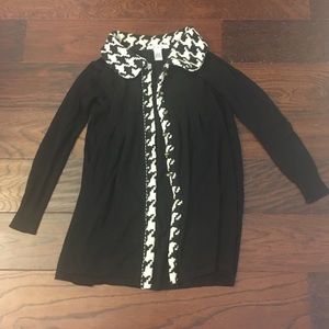 Nick & Mo Houndstooth Cardigan size S